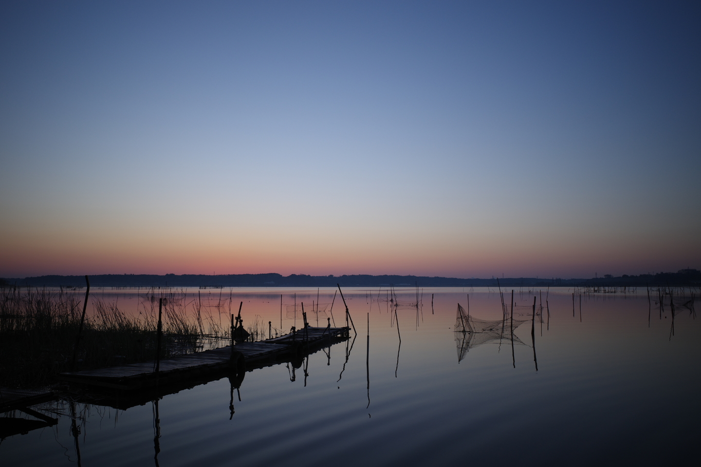 RICOH（リコー） GR3で撮る風景の作例。印旛沼の朝日を撮ってきた。（イメージコントロール：スタンダード）